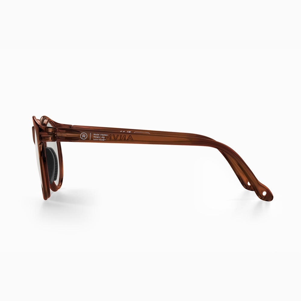 ALBA OPTICS Anvma Lei BRN Glossy F-LENS RKT